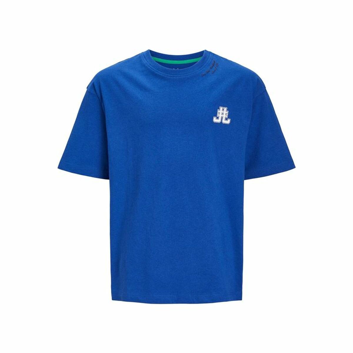 Barn T-shirt med kortärm Jack & Jones Jorcole Back Print Mörkblå