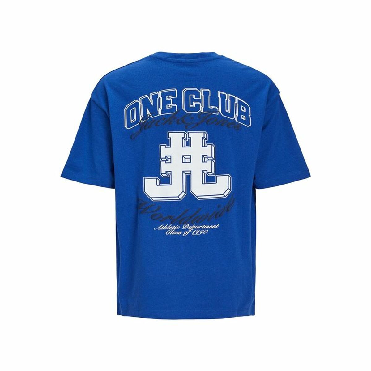 Barn T-shirt med kortärm Jack & Jones Jorcole Back Print Mörkblå - 7