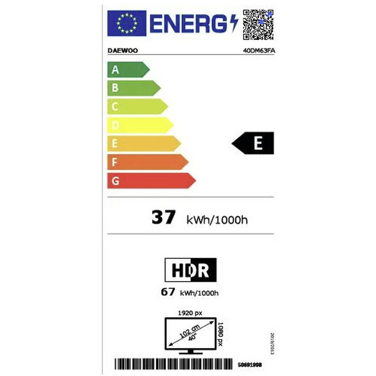 Smart TV Daewoo 40DM63FA Full HD 40" LED - 2