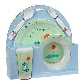 Barnservis set Safta Fiesta Polyester 26 x 26 x 9 cm