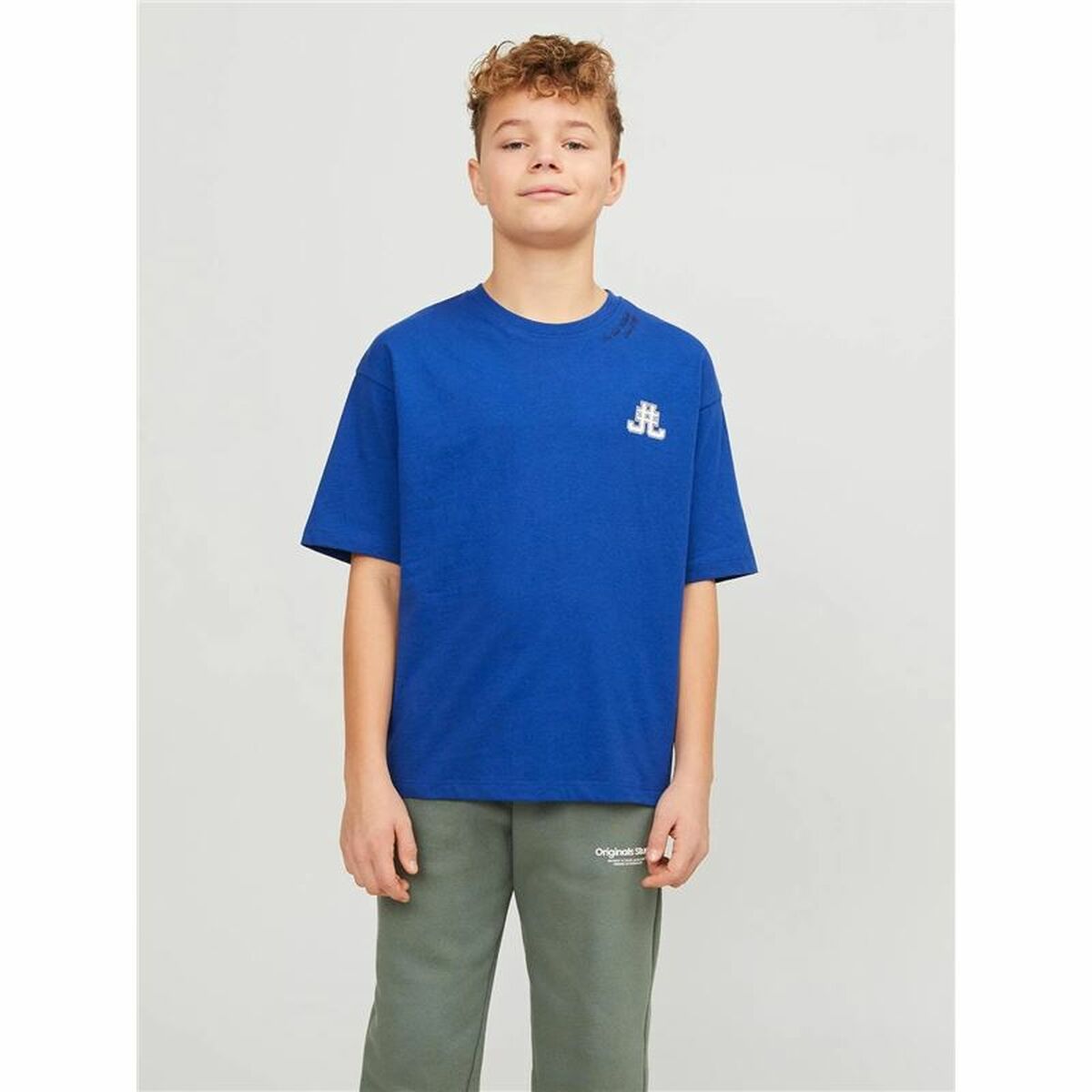 Barn T-shirt med kortärm Jack & Jones Jorcole Back Print Mörkblå - 3