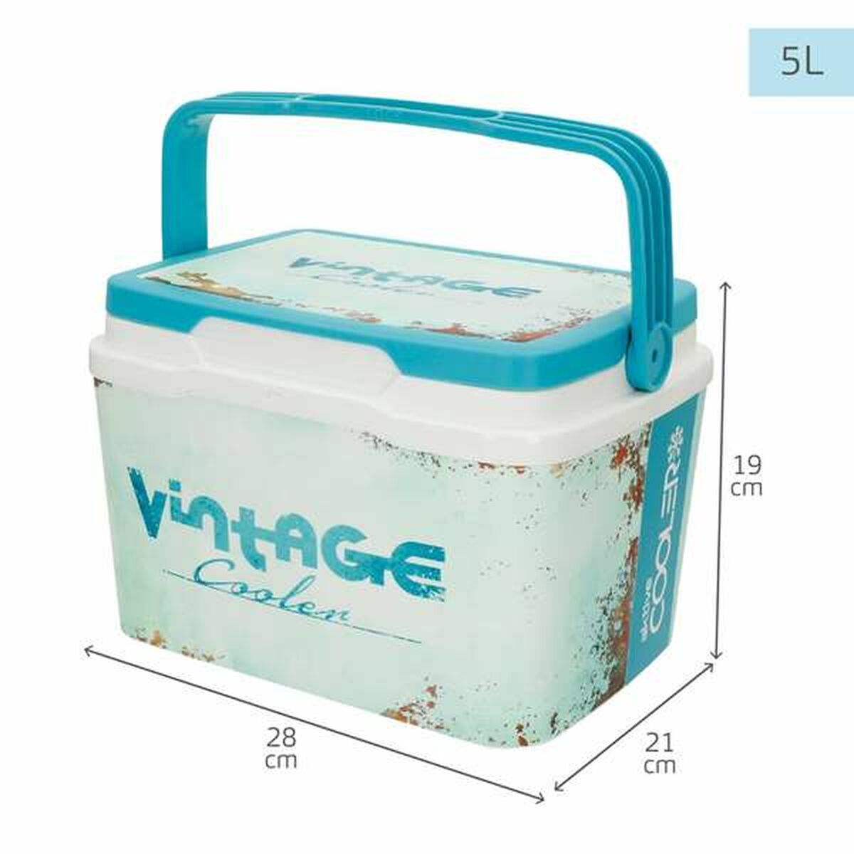 Bärbar kyl Aktive Vintage 5 L - 4