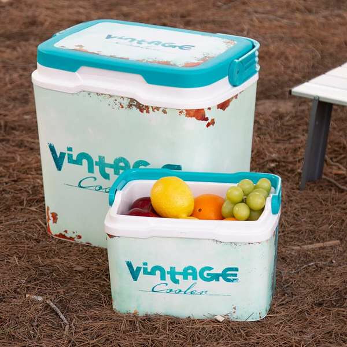 Bärbar kyl Aktive Vintage 5 L - 9