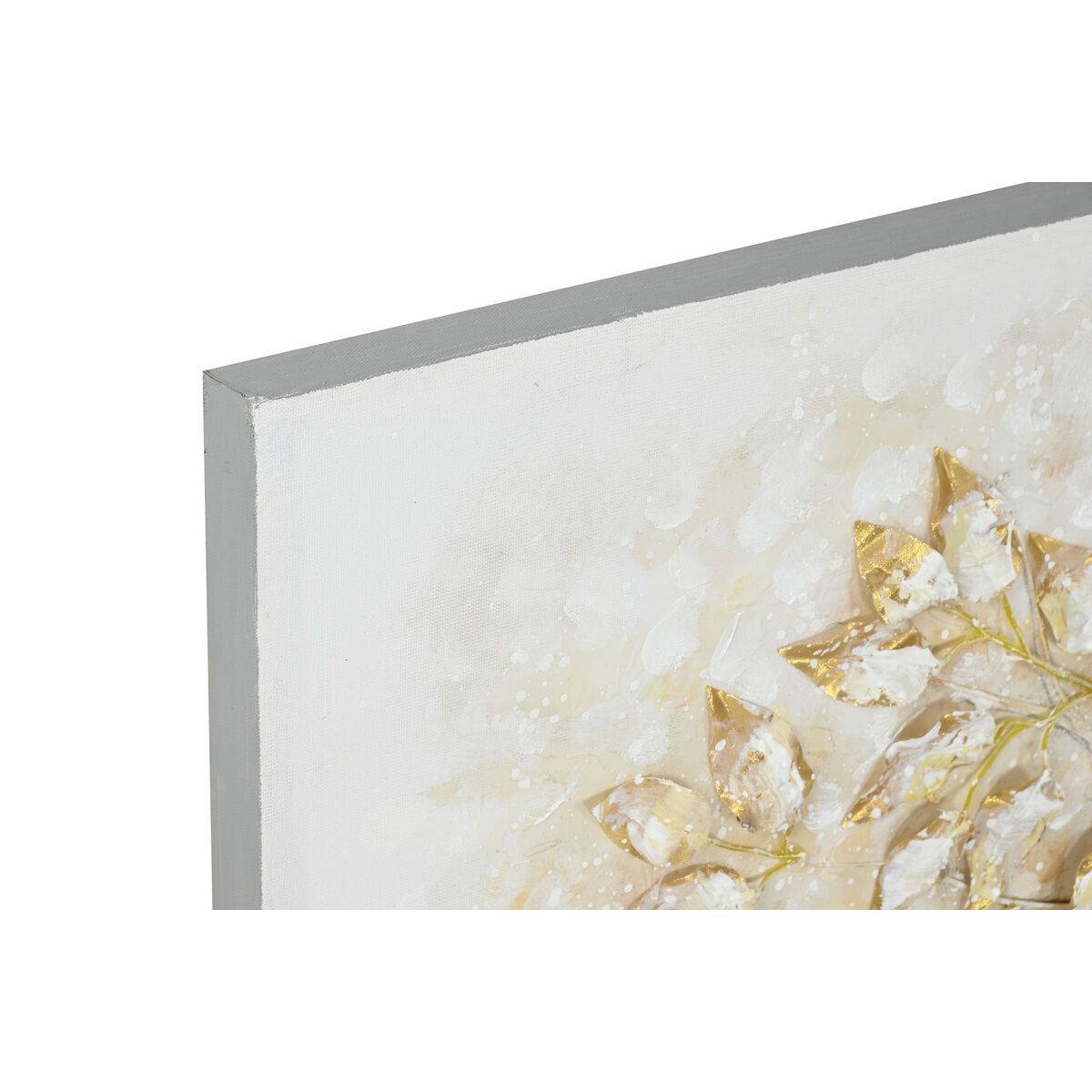Kanvas Home ESPRIT Gyllene Träd Traditionell 120 x 3 x 60 cm (2 antal) - 2