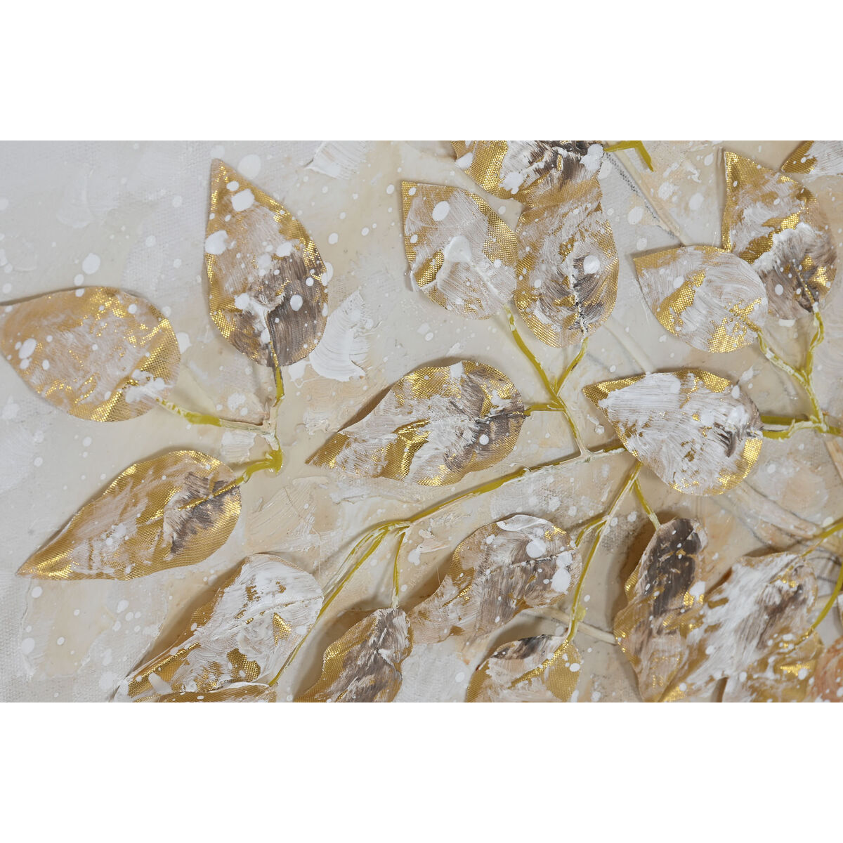 Kanvas Home ESPRIT Gyllene Träd Traditionell 120 x 3 x 60 cm (2 antal) - 3