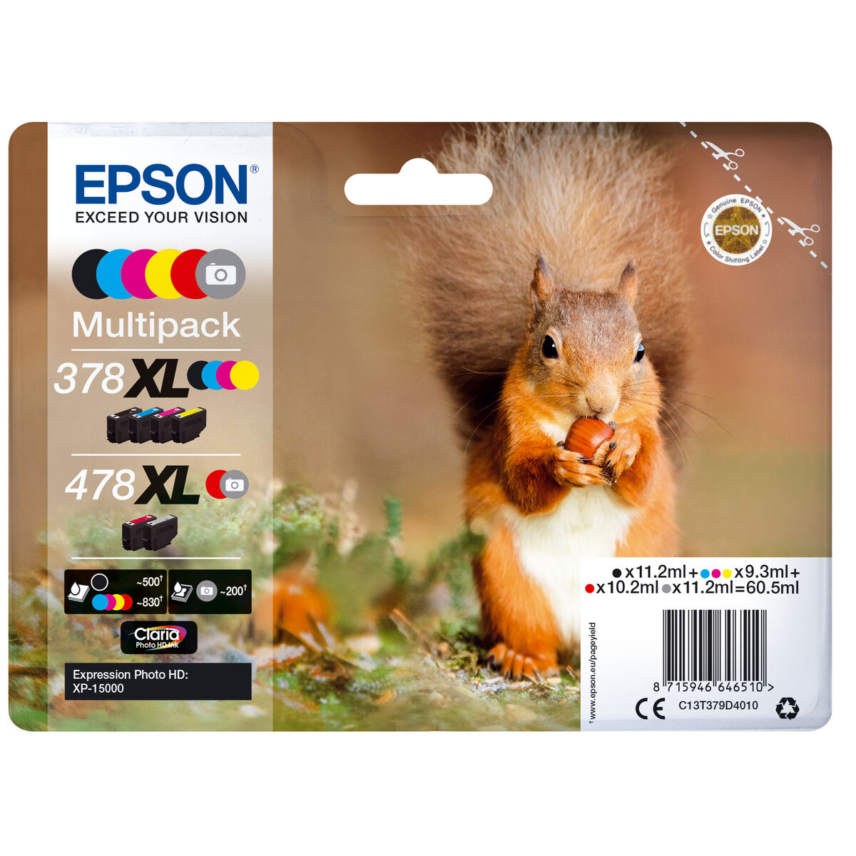 Original Bläckpatron Epson C13T379D4010 - 2