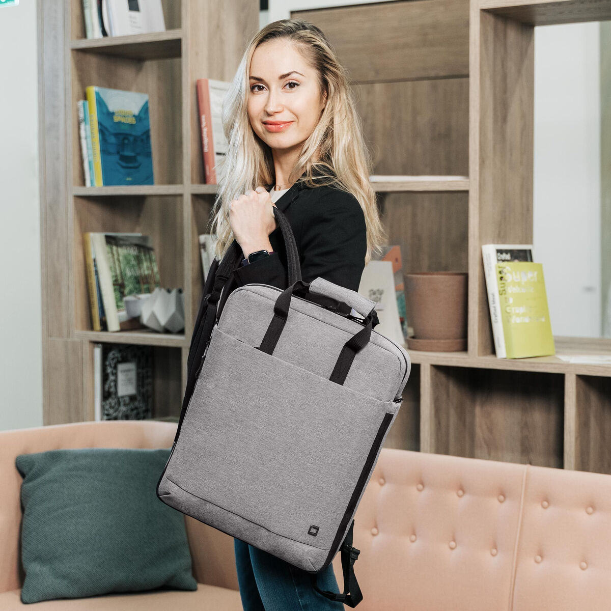 Laptopryggsäck Dicota D31879-RPET Grå - 10