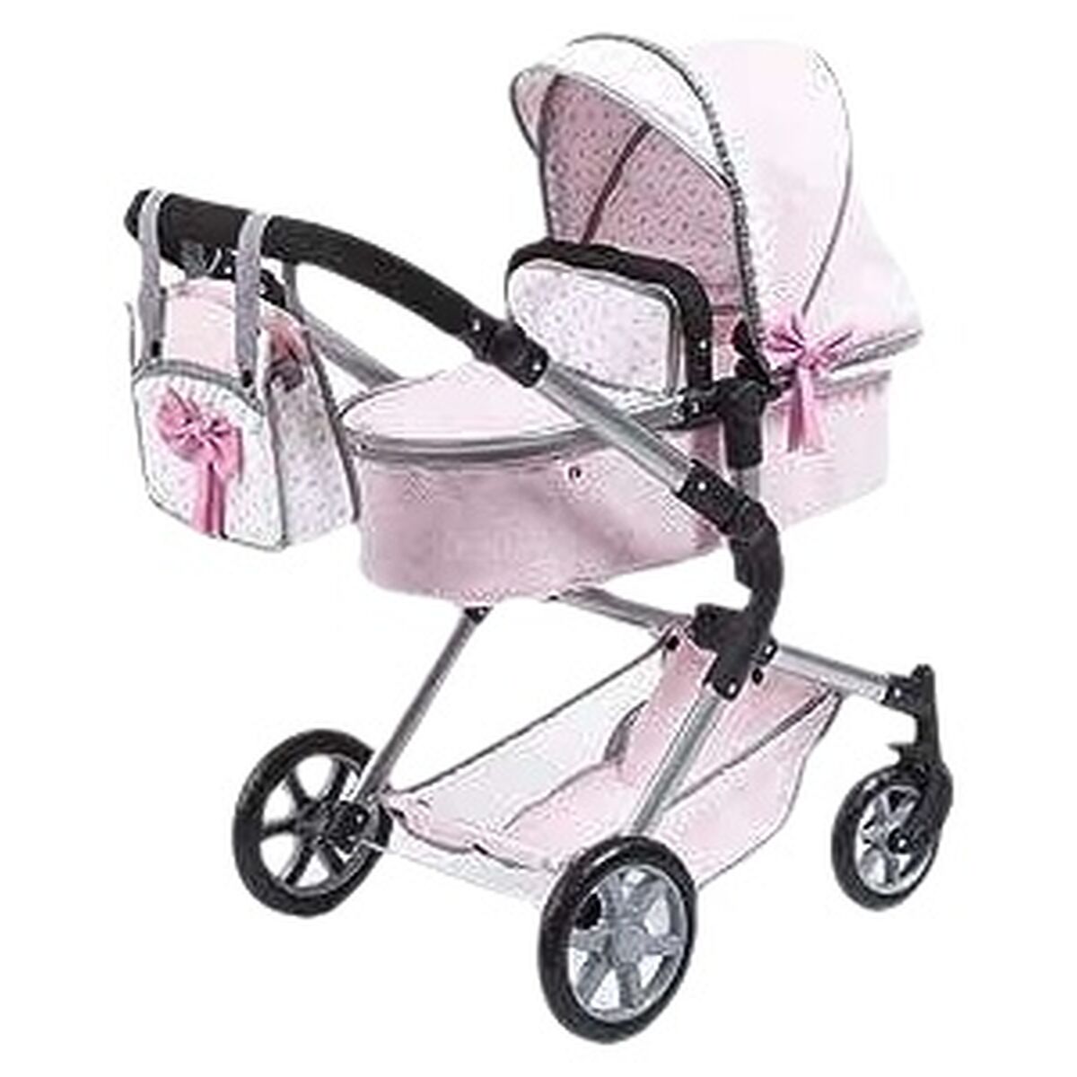 Dockvagn Reig Combi 62 cm 82 x 79 x 38,5 cm Rosa - 3
