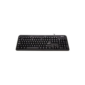 Tangentbord iggual CK-BASIC-120T QWERTY USB Svart spanska Apa (1 Delar)