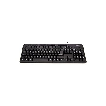 Tangentbord iggual CK-BASIC-120T QWERTY USB Svart spanska Apa (1 Delar)