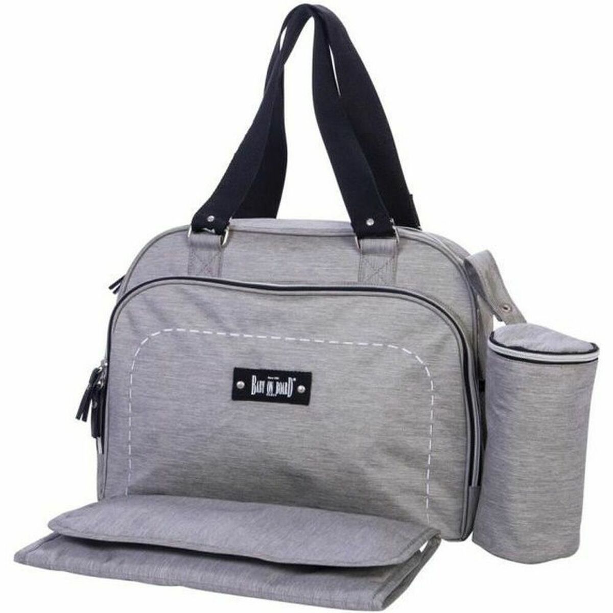 Bag för blöjbyte Baby on Board Simply Sushi Svart Grå - 4