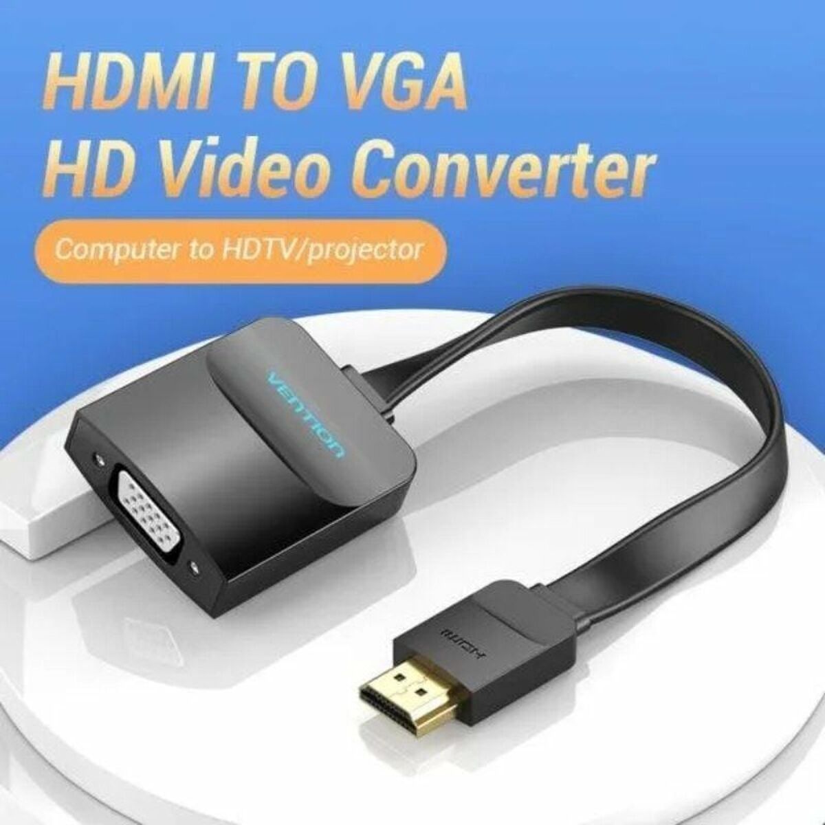Adapter Mini Display Port till HDMI Vention 74345 Svart 15 cm - 2
