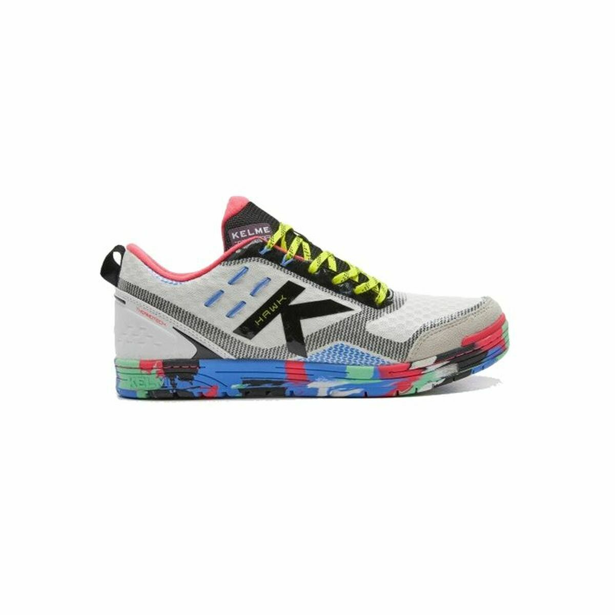 Fotbollsskor för inomhusbruk för vuxna Kelme Hawk  Multicolour Grå