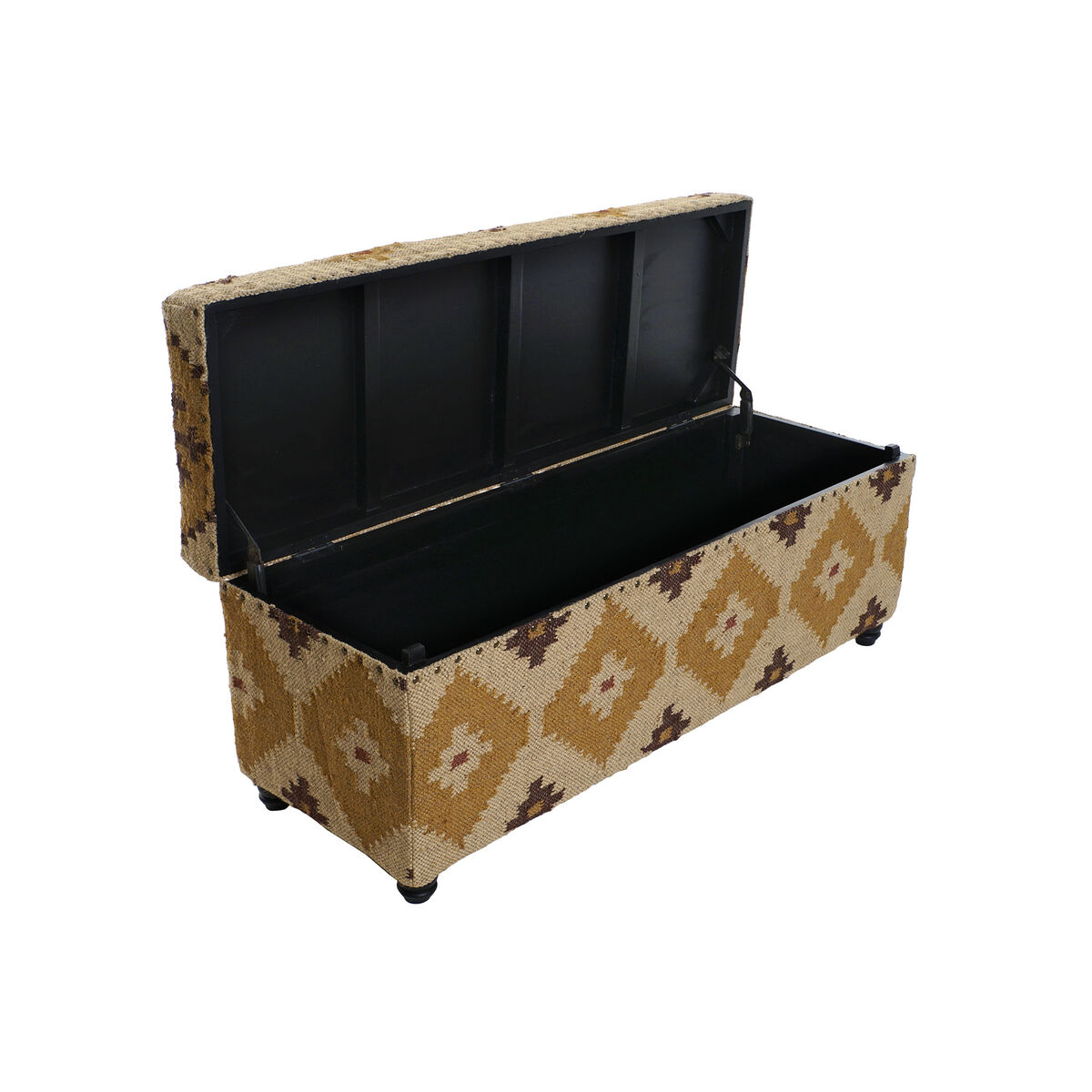Kista Home ESPRIT Beige Senap Bomull 120 x 40 x 45 cm - 3