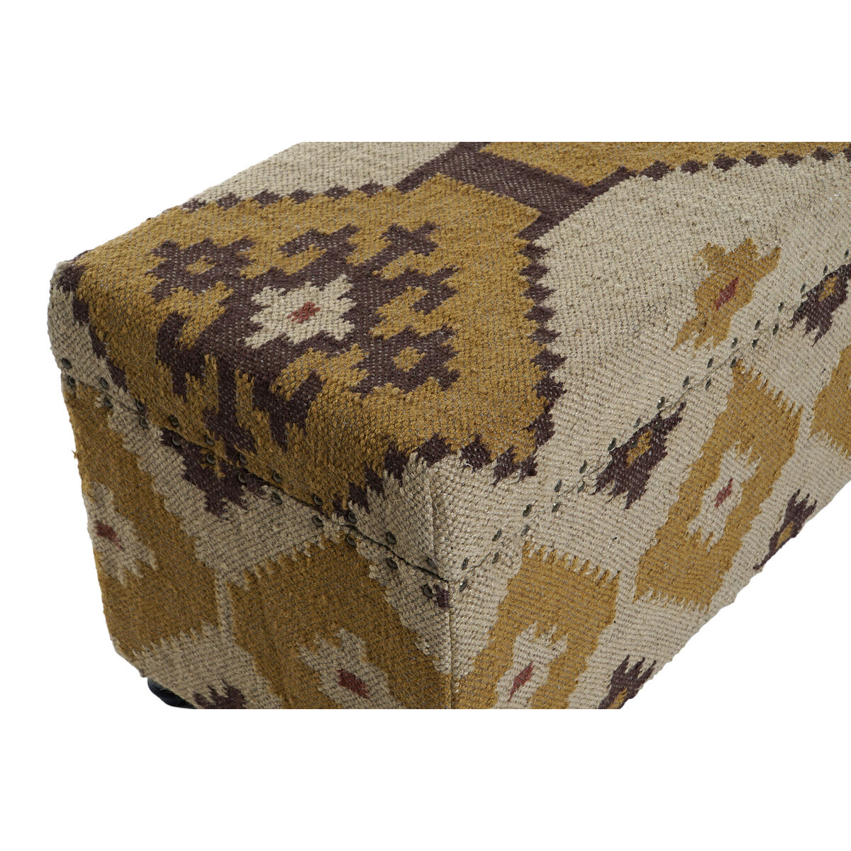 Kista Home ESPRIT Beige Senap Bomull 120 x 40 x 45 cm - 4