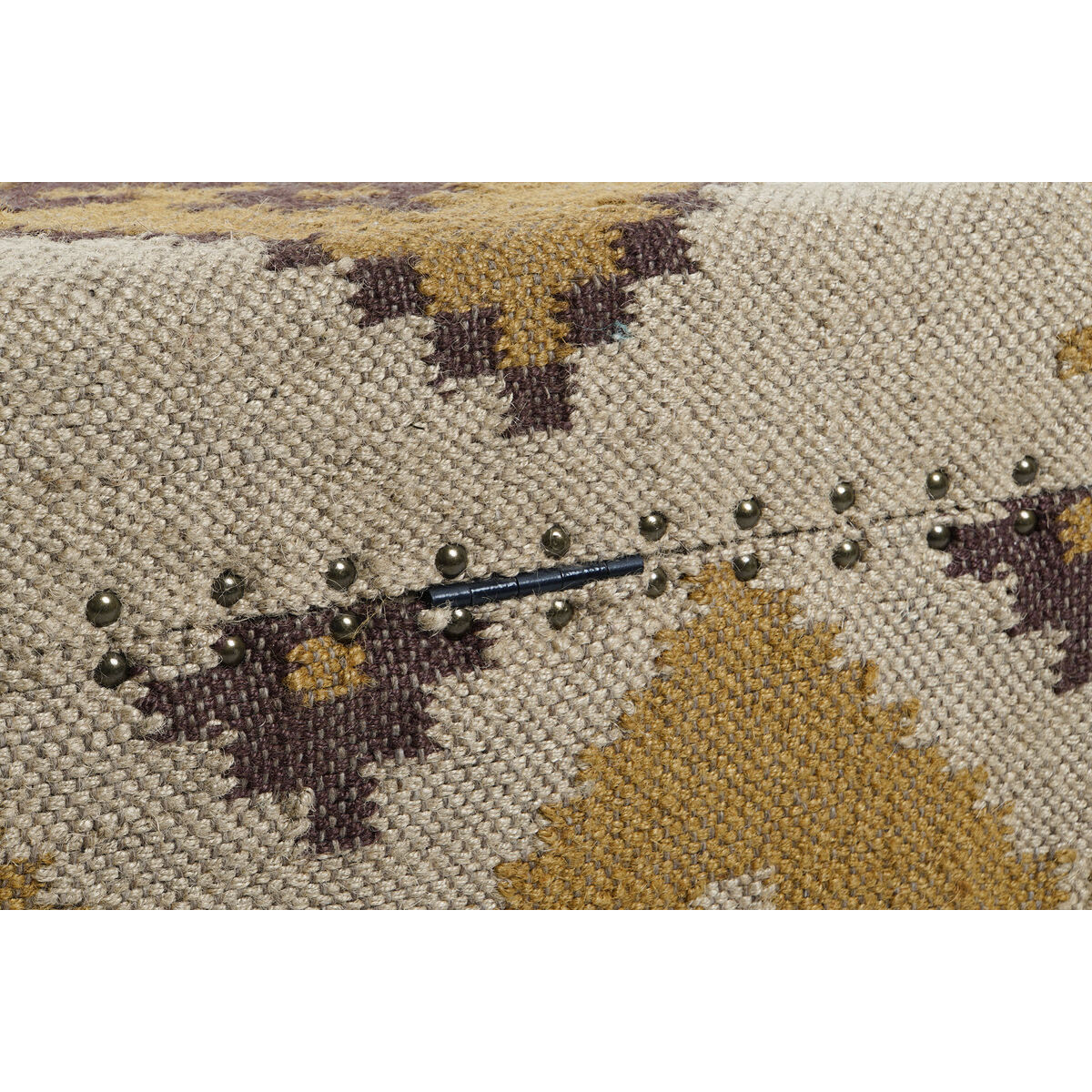 Kista Home ESPRIT Beige Senap Bomull 120 x 40 x 45 cm - 6