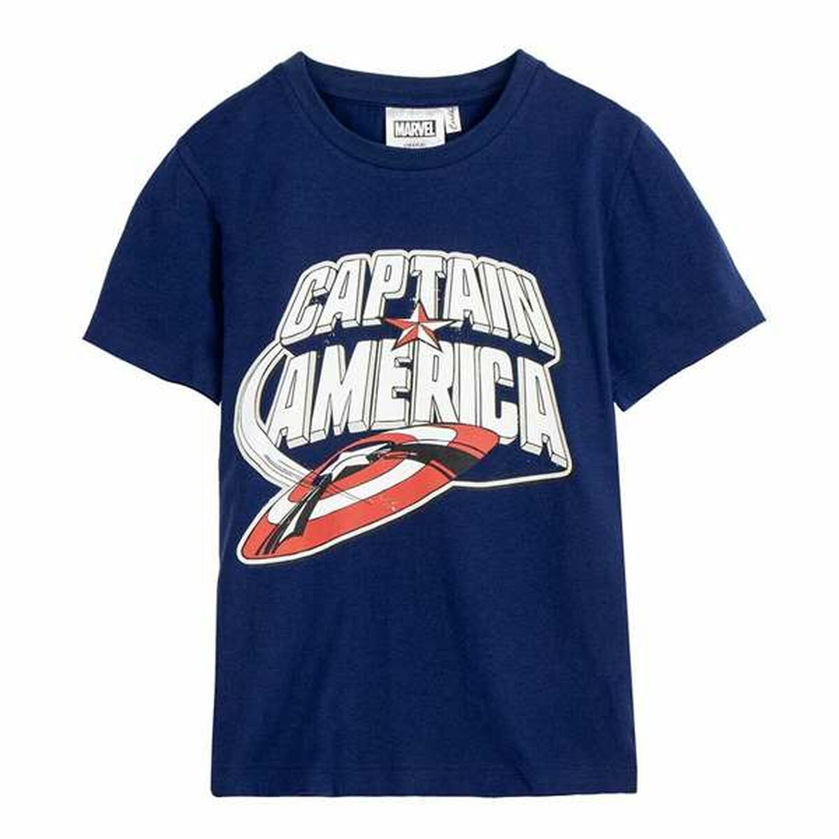 T-shirt med kortärm Barn The Avengers Blå