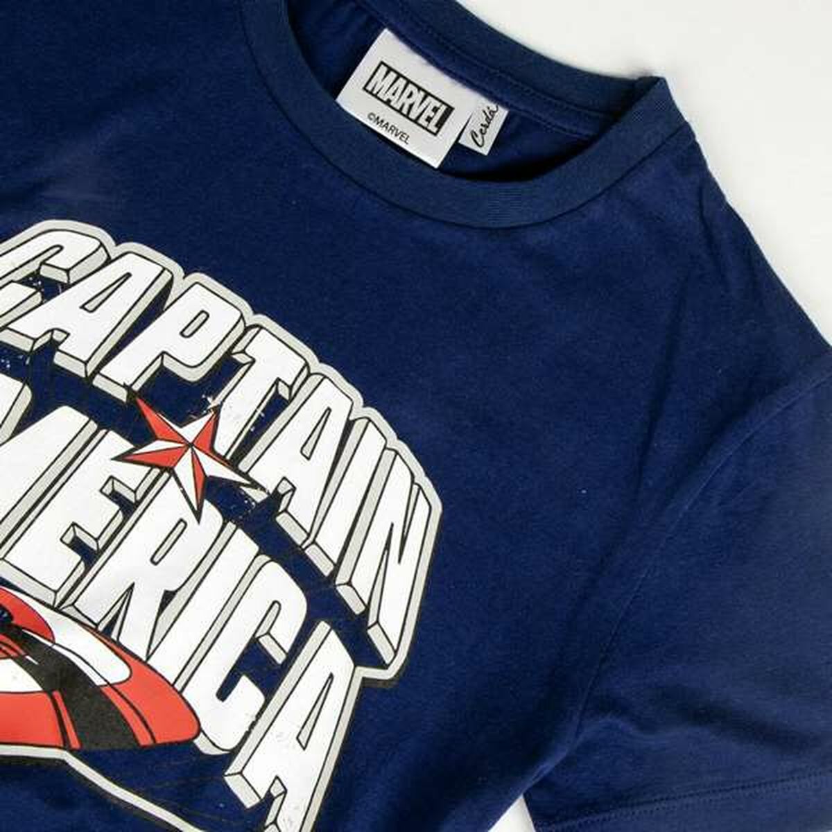 T-shirt med kortärm Barn The Avengers Blå - 3