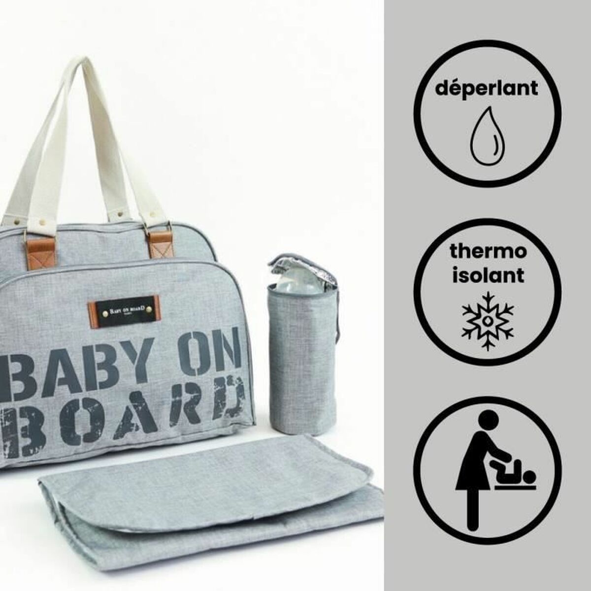 Babybackspegel för baksätet Baby on Board Urban Street parasoll Set - 7