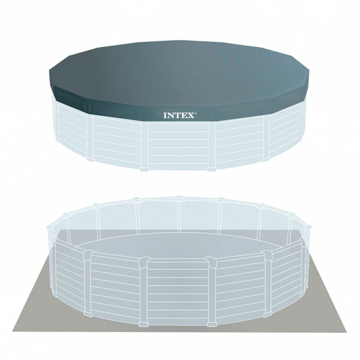 flyttbar pool Intex 478 x 124 x 478 cm - 5