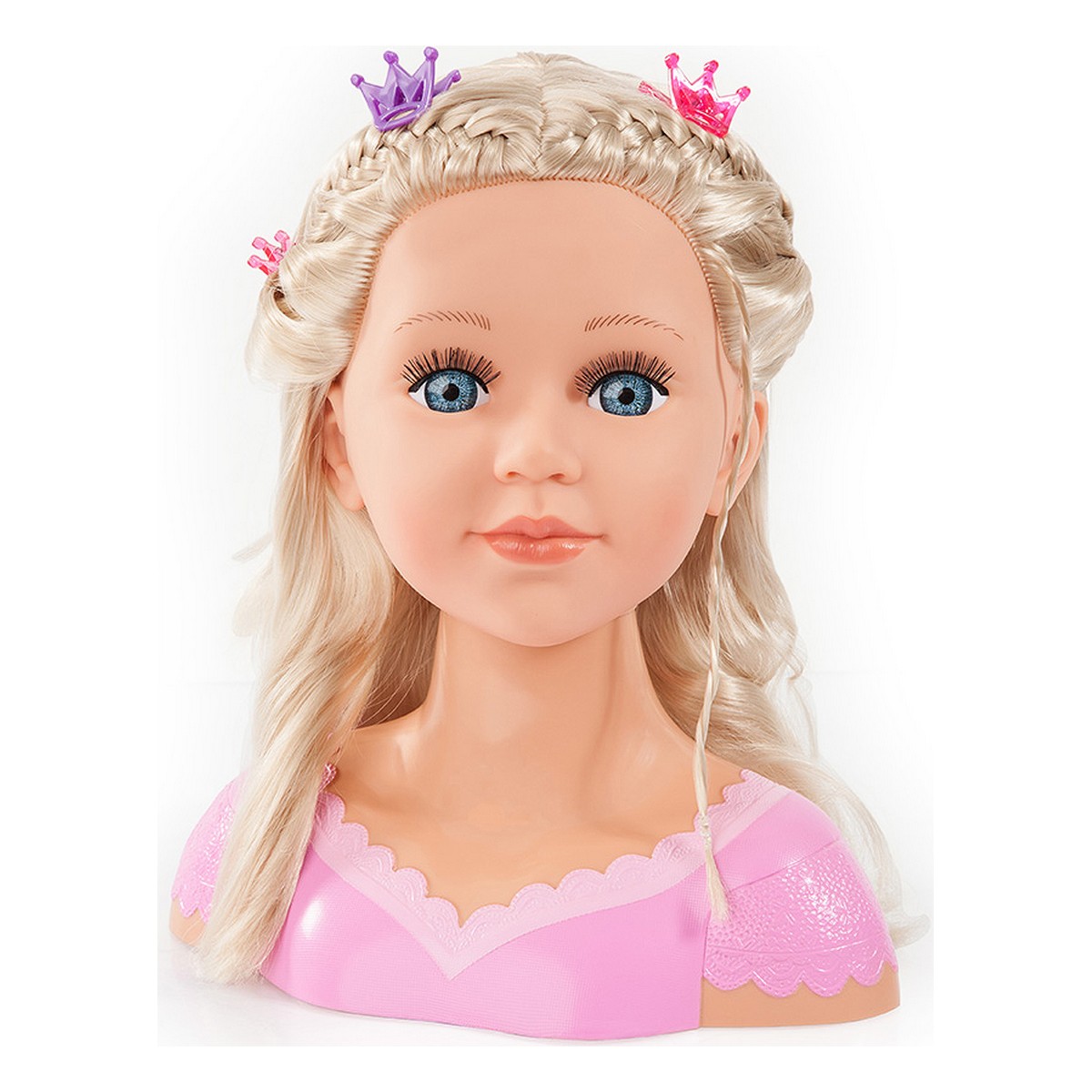 Byst Reig Charlene Super Model Hårstyling och smink Blond peruk - 6