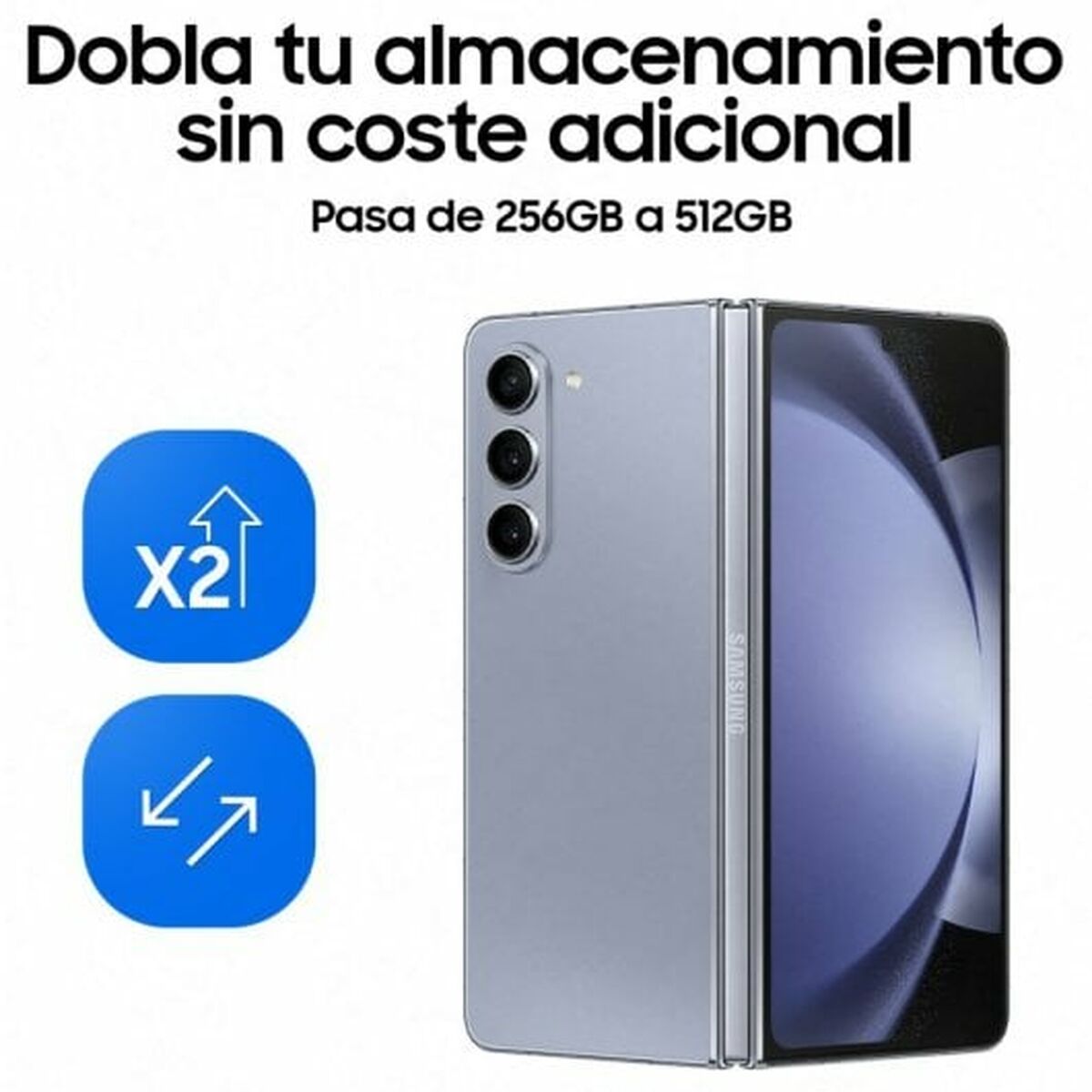Smartphone Samsung Galaxy Z Fold5 Blå 256 GB Octa Core 12 GB RAM 7,6" - 9