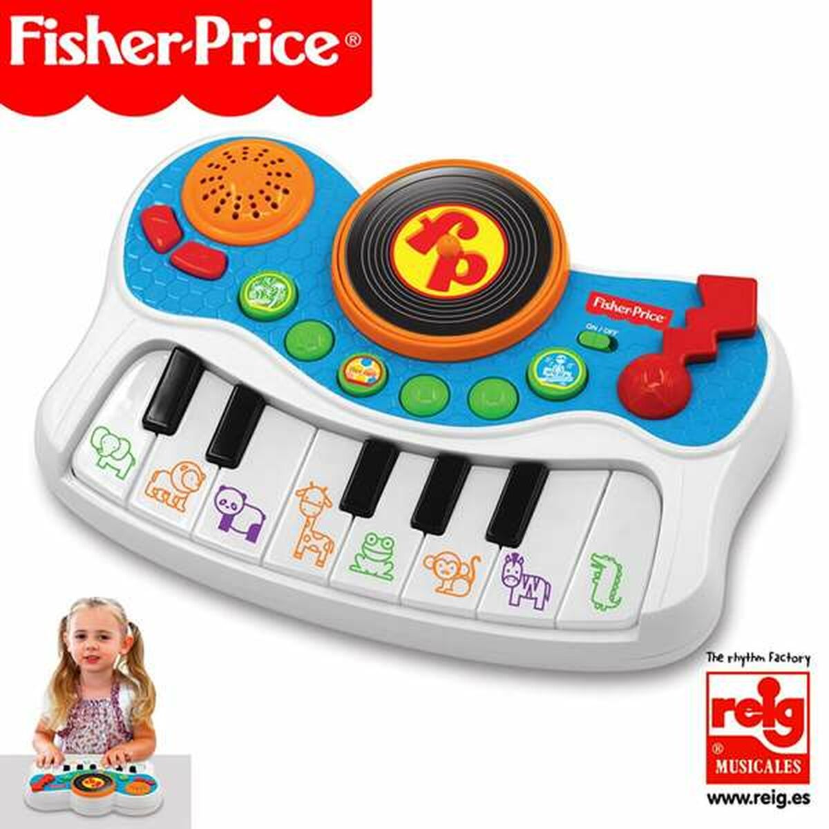 Leksakspiano Fisher-Price Kids Studio - 2