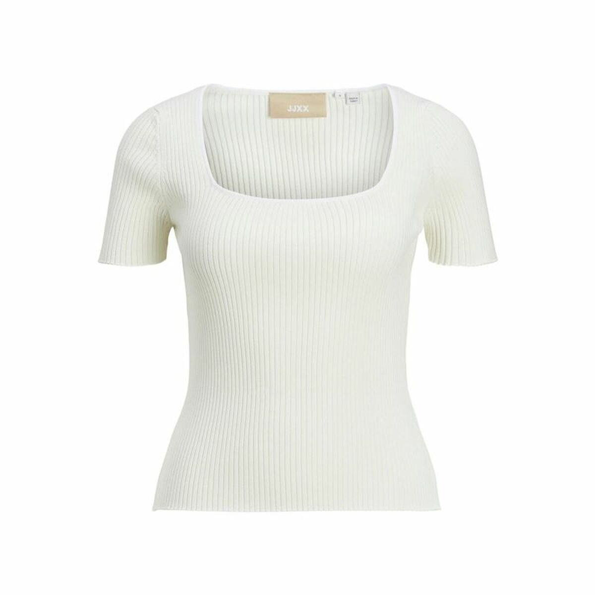 T-shirt med kortärm Dam Jxsky Ss Jack & Jones Cloud Dancer Varmvit