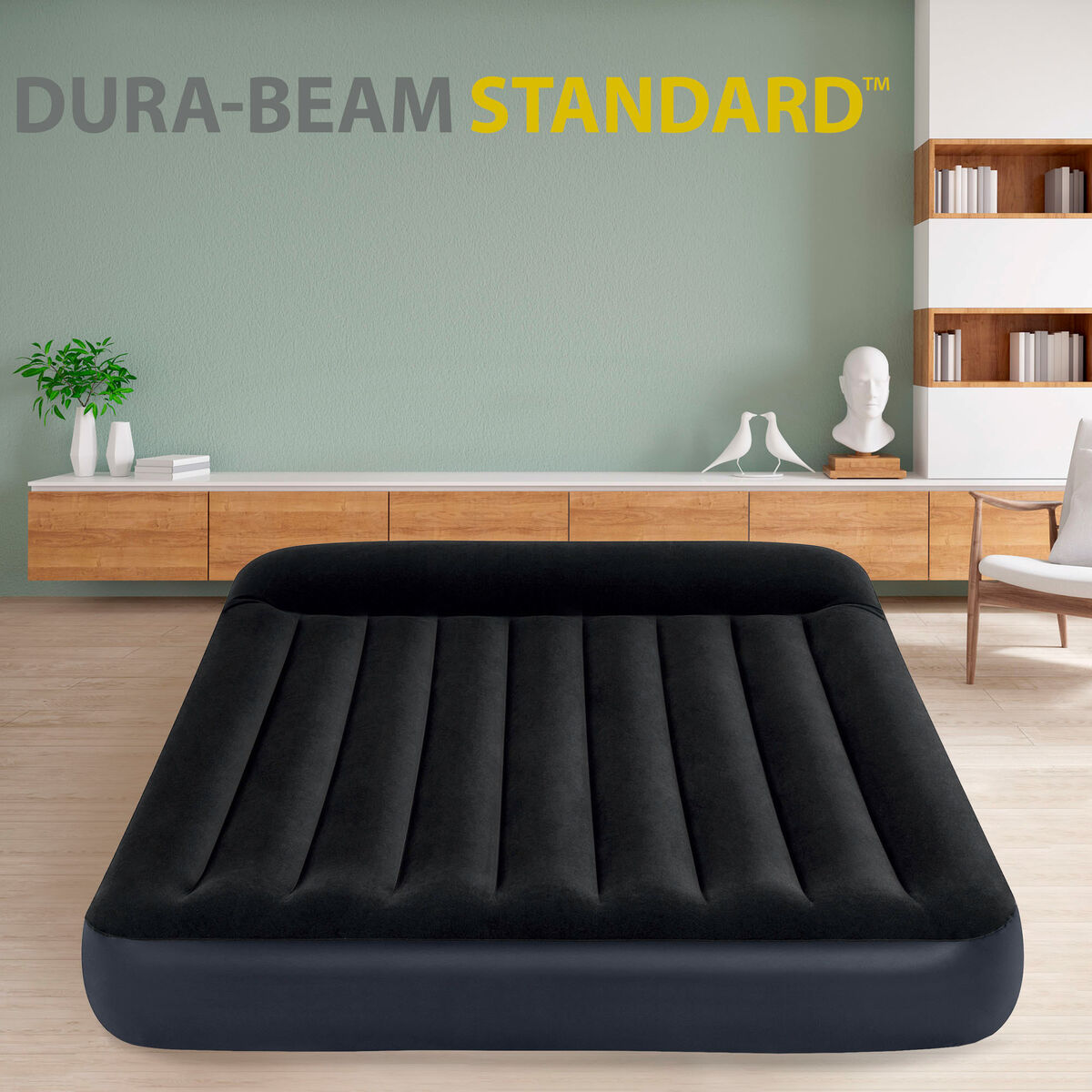 Luftmadrass Intex 152 x 25 x 203 cm (3 antal) - 3