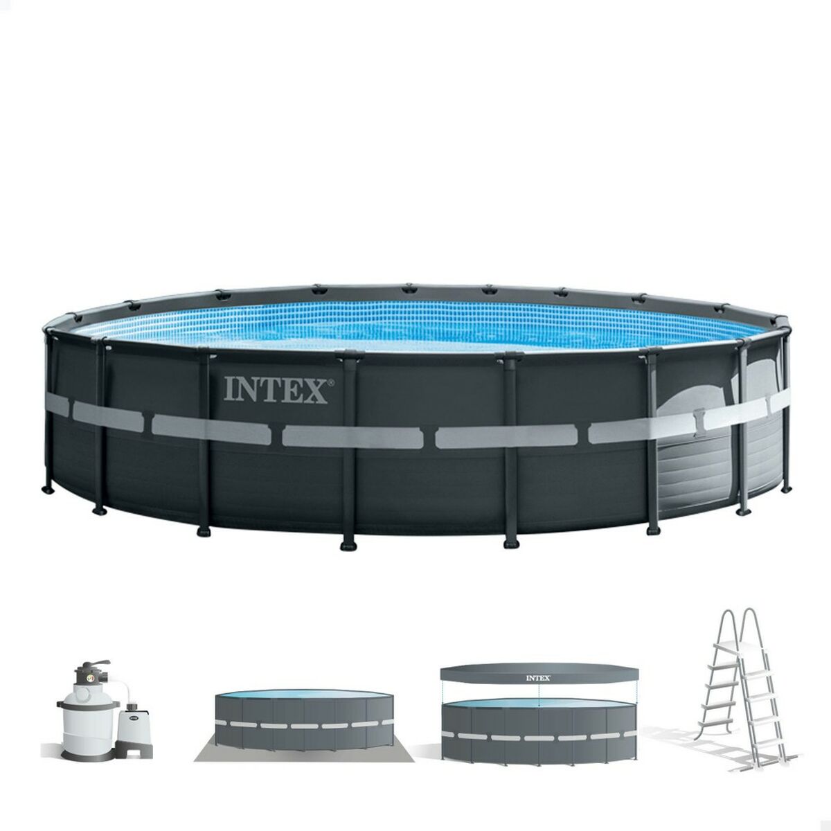flyttbar pool Intex 549 x 132 x 549 cm - 7
