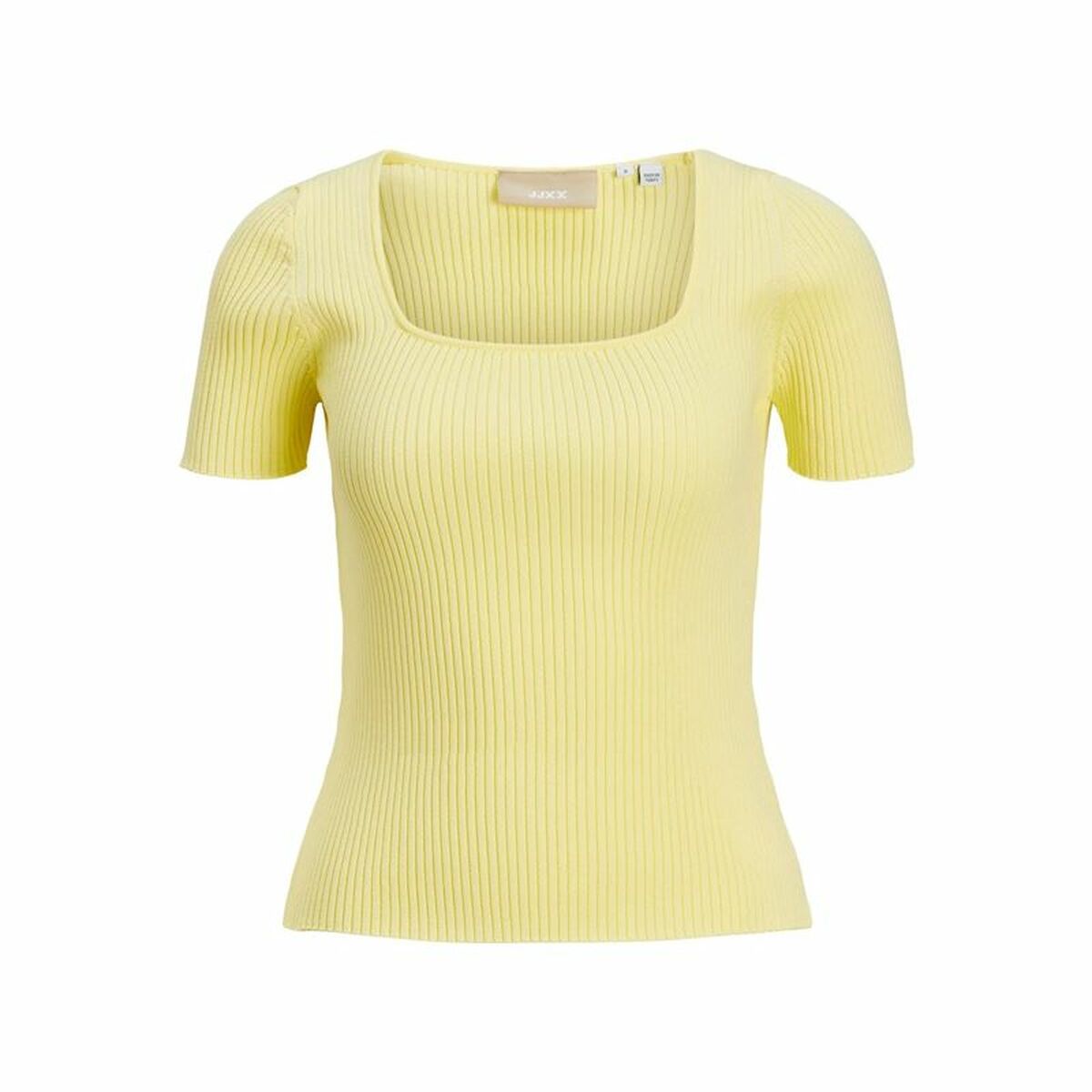 T-shirt med kortärm Dam Jxsky Ss Jack & Jones French Vanilla Gul
