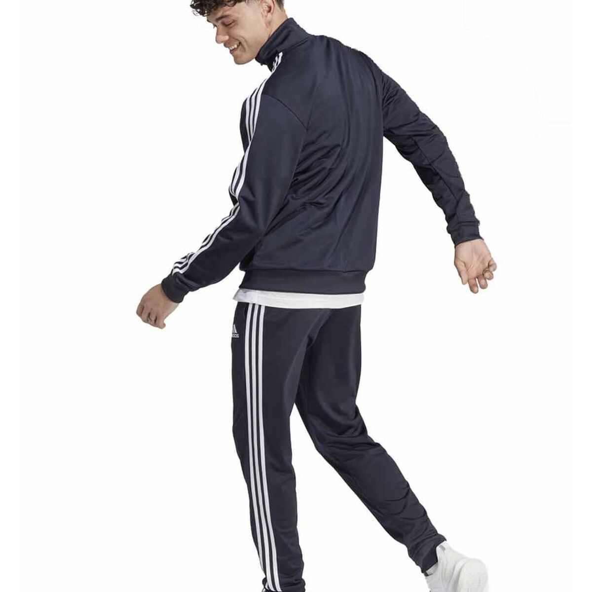 Träningsoverall, Vuxen Adidas M 3S TR TT TS HZ2220  Män Marinblå - 2