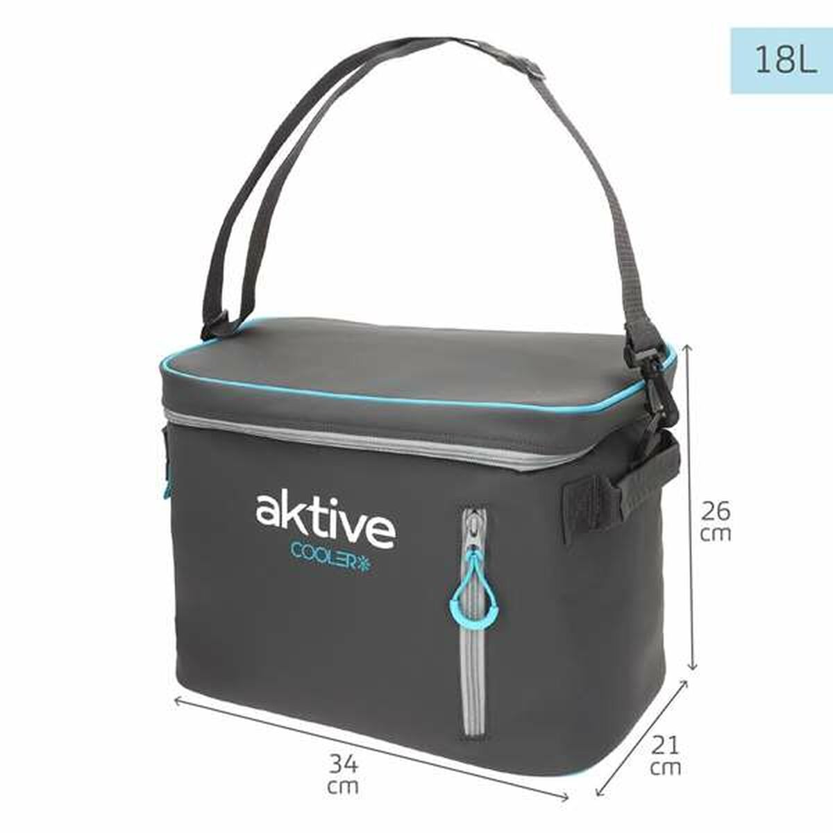 Bärbar kyl Aktive 18 L 34 x 21 x 26 cm - 4