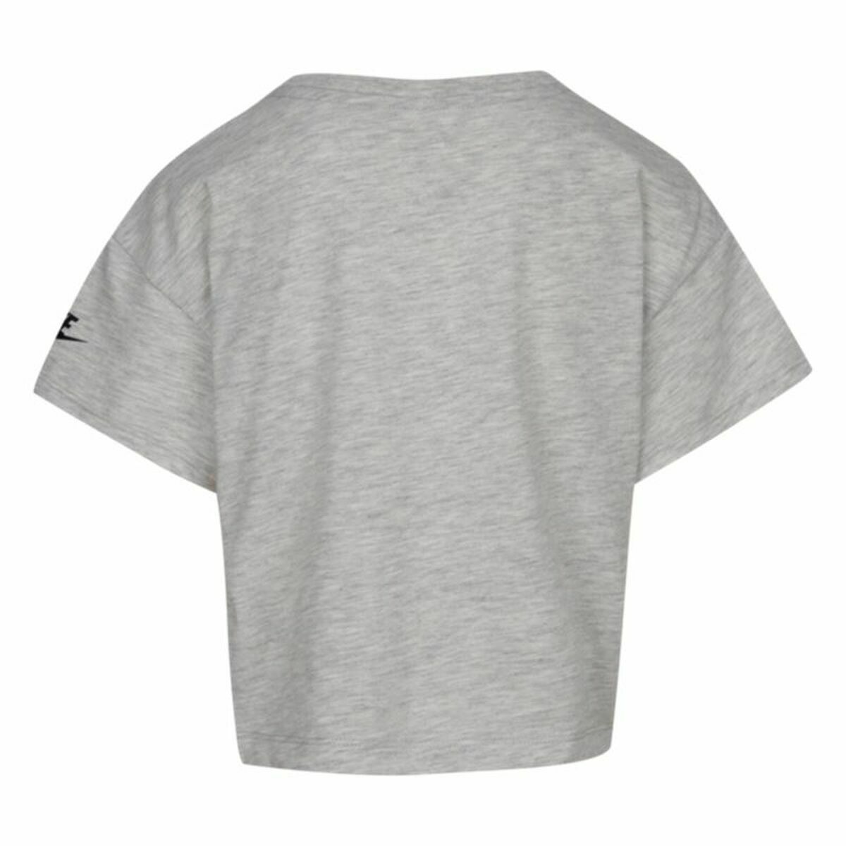 Barn T-shirt med kortärm Nike Knit  Grå - 6