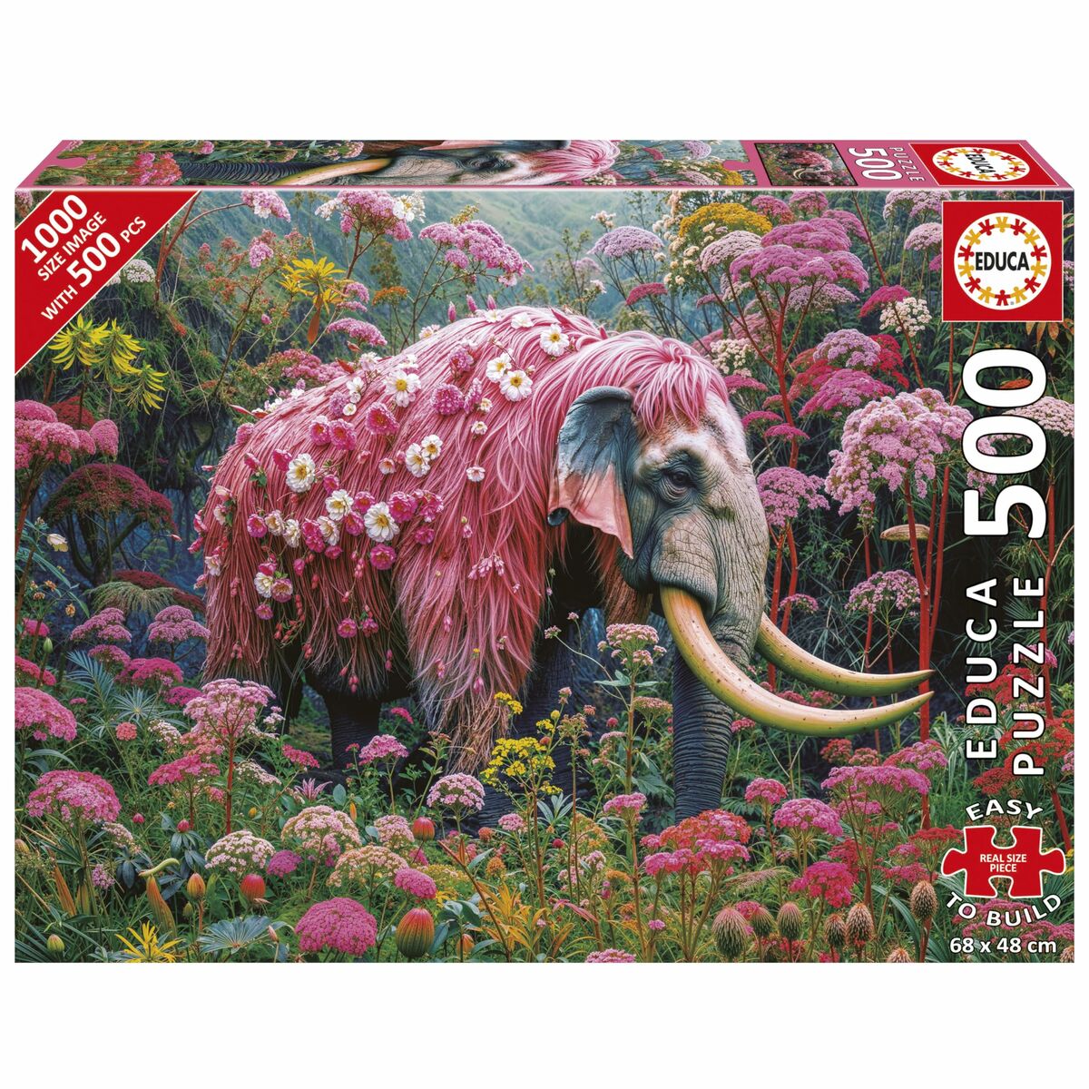Pussel Educa Elefante Florido 500 Delar - 2
