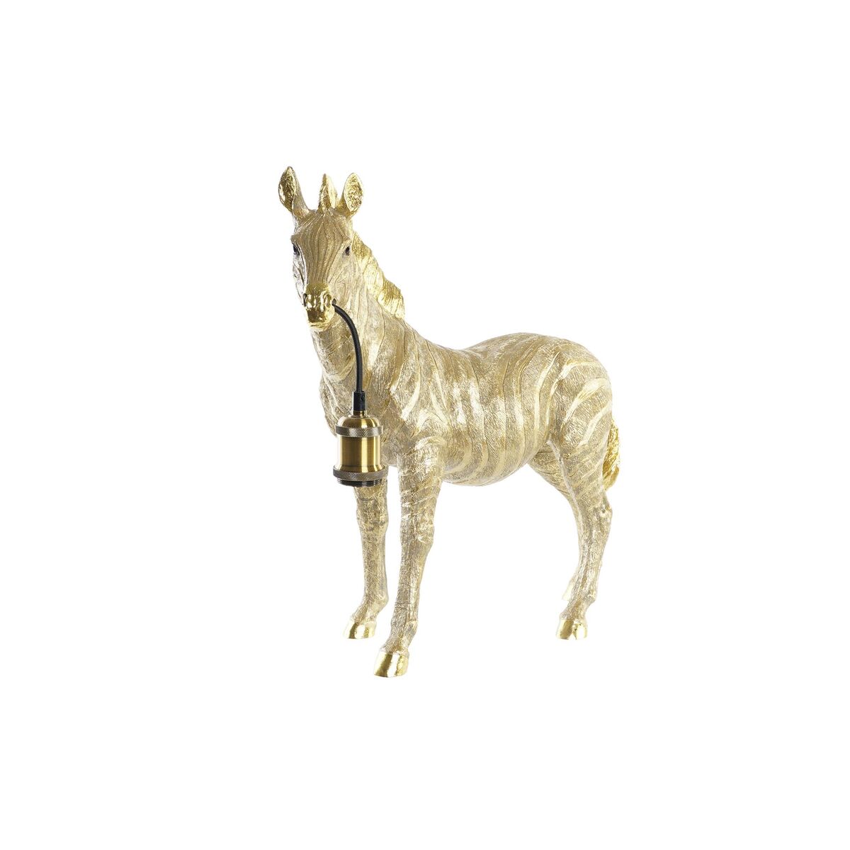 Bordslampa DKD Home Decor Zebra Gyllene 220 V 50 W Modern (55 x 22 x 51 cm) - 2