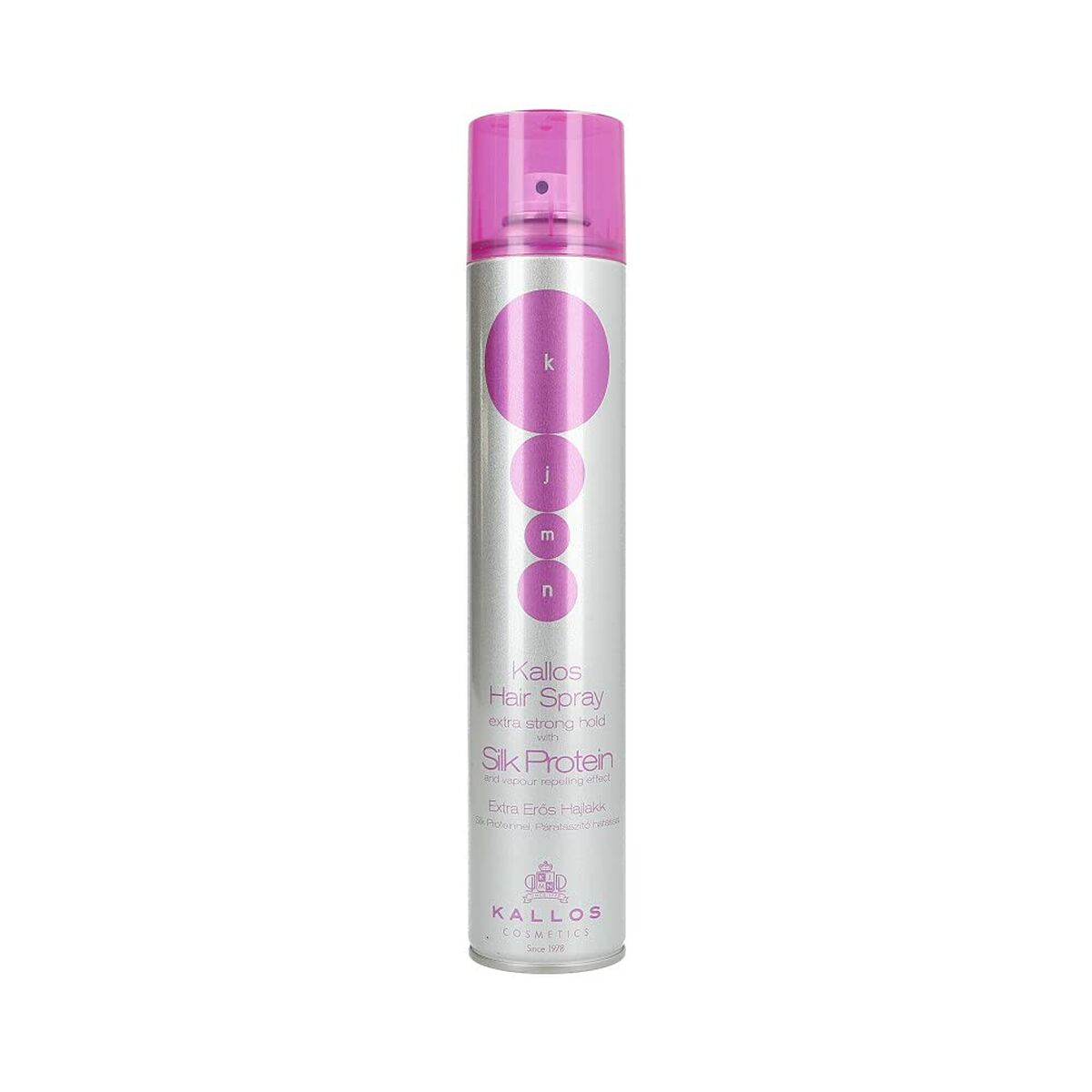 Extra fast håll hårspray Kallos Cosmetics KJMN Silk Protein 500 ml