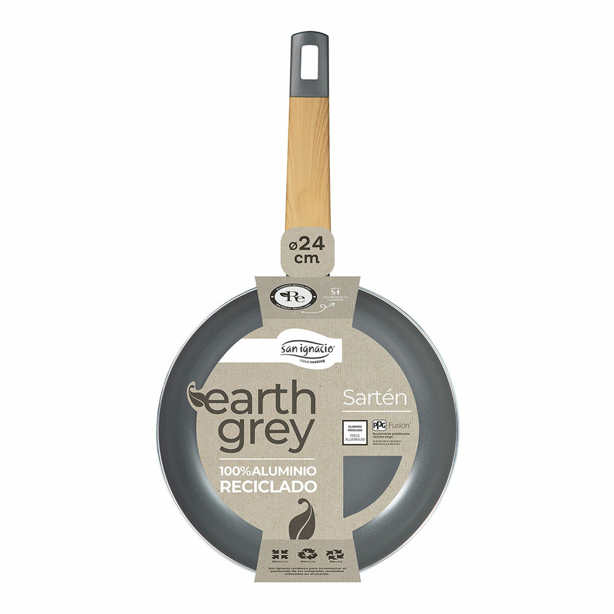 Stekpanna San Ignacio Earth Grey SG-6751 Grå - 5