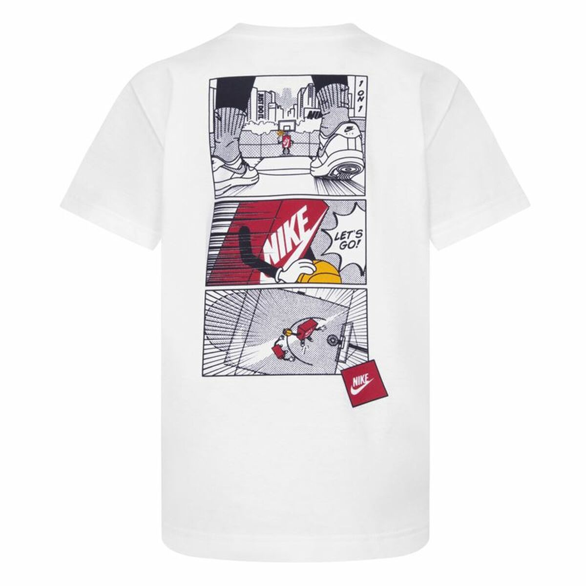 Barn T-shirt med kortärm Nike Icons Of Play Vit - 2