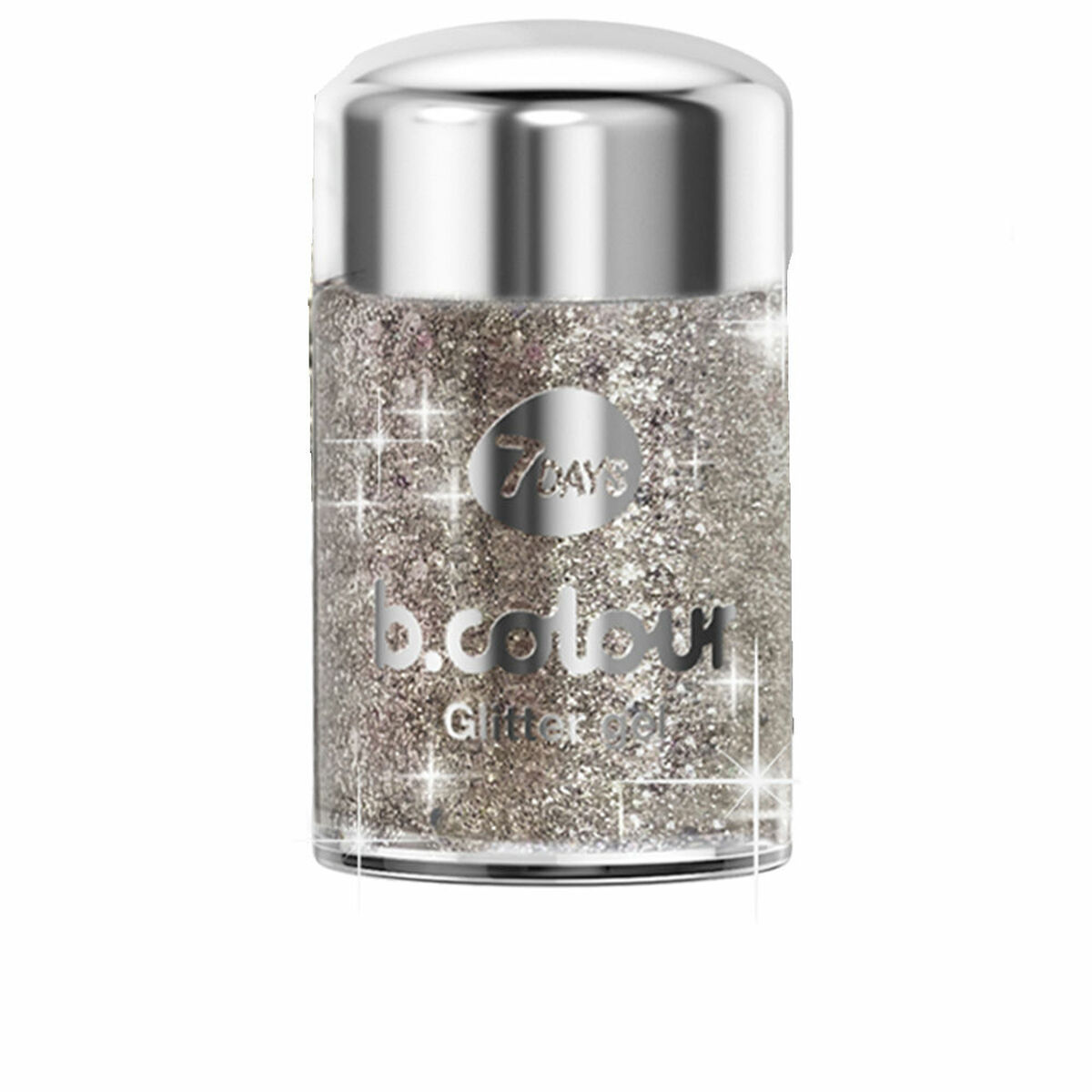 Glitter 7DAYS B.COLOUR WE Silvrig Nº 04 Dear santa Nº 04-Dear Santa 10 g