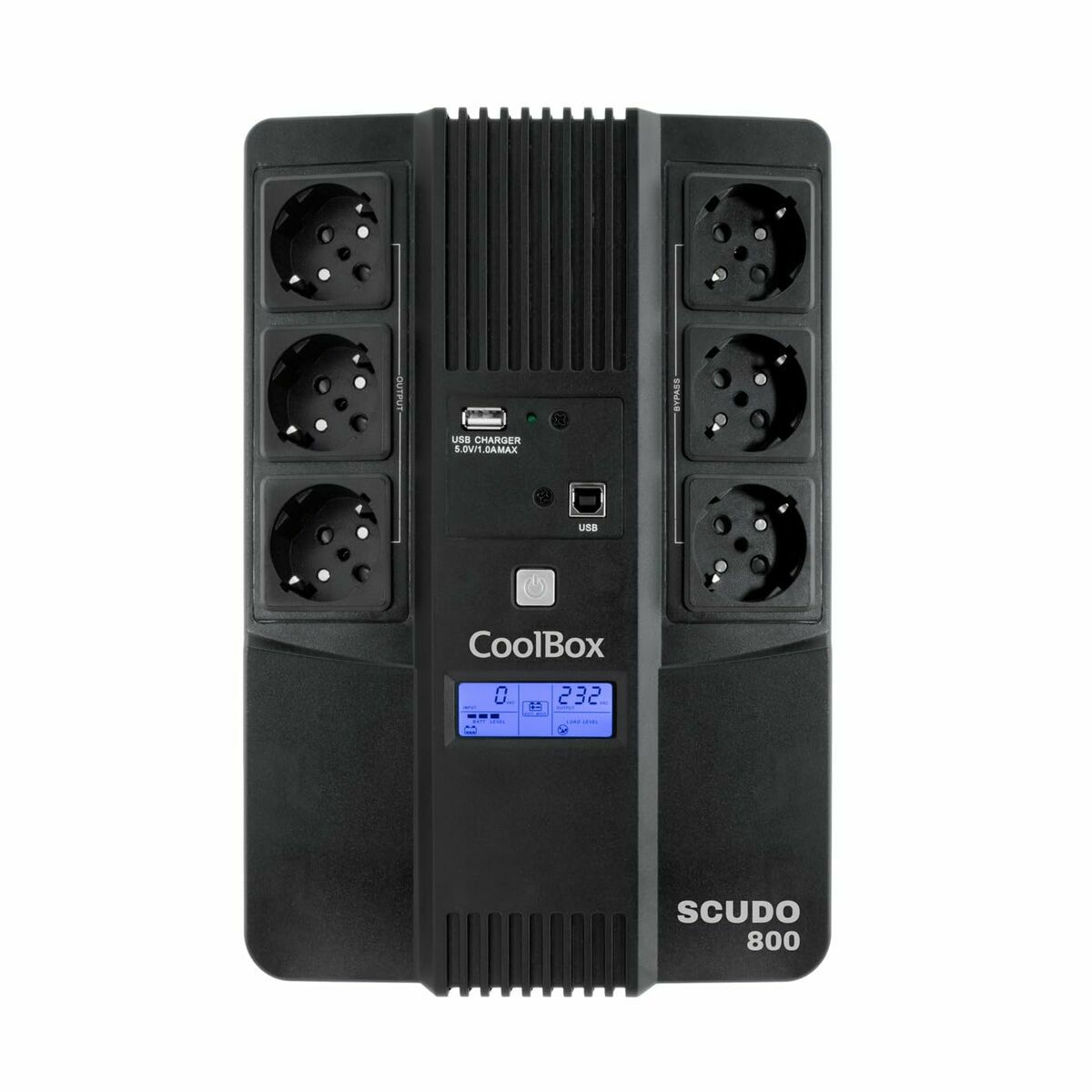 System för Avbrottsfri Strömförsörjning Interaktiv (UPS) CoolBox COO-SAISCU3-800 800 W 480 W