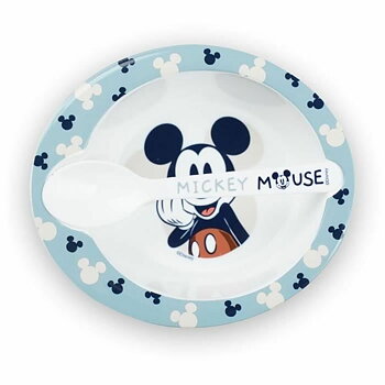 Servissats ThermoBaby MICROWAVE MEAL SET BOWL + MICKEY SPOON