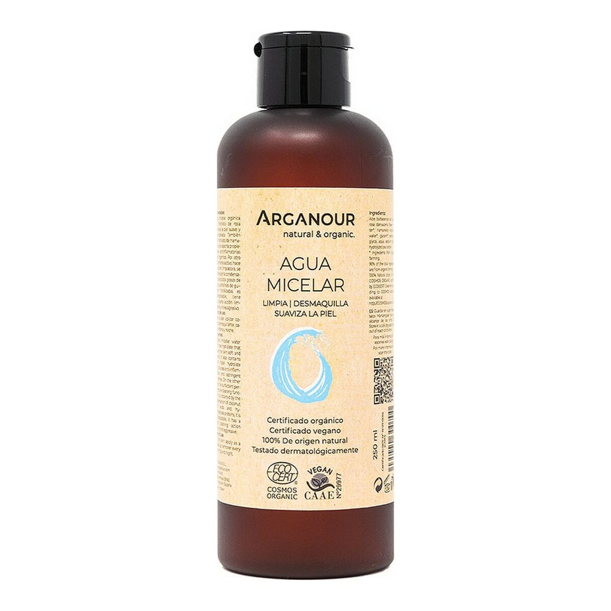 Sminkborttagande micellärt vatten Arganour (250 ml) - 3