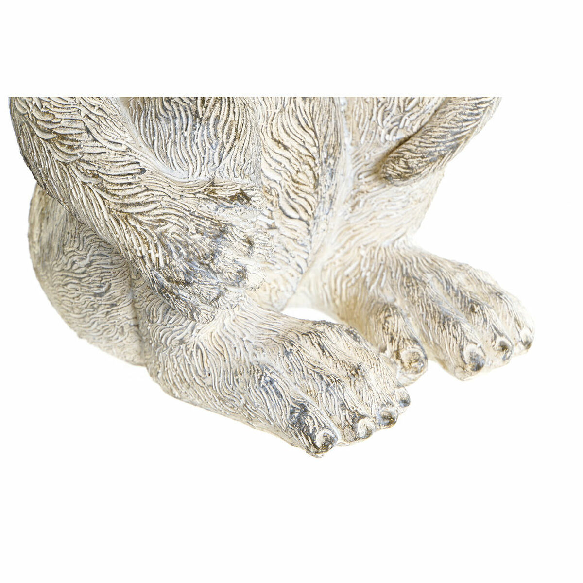Prydnadsfigur DKD Home Decor Vit Apa Tropiskt Avskalad 16 x 15 x 30 cm - 5