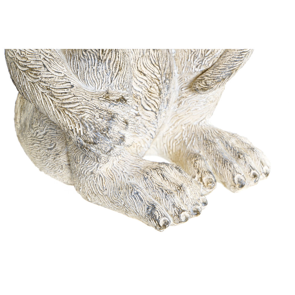 Prydnadsfigur DKD Home Decor Vit Apa Tropiskt Avskalad 16 x 15 x 30 cm - 2