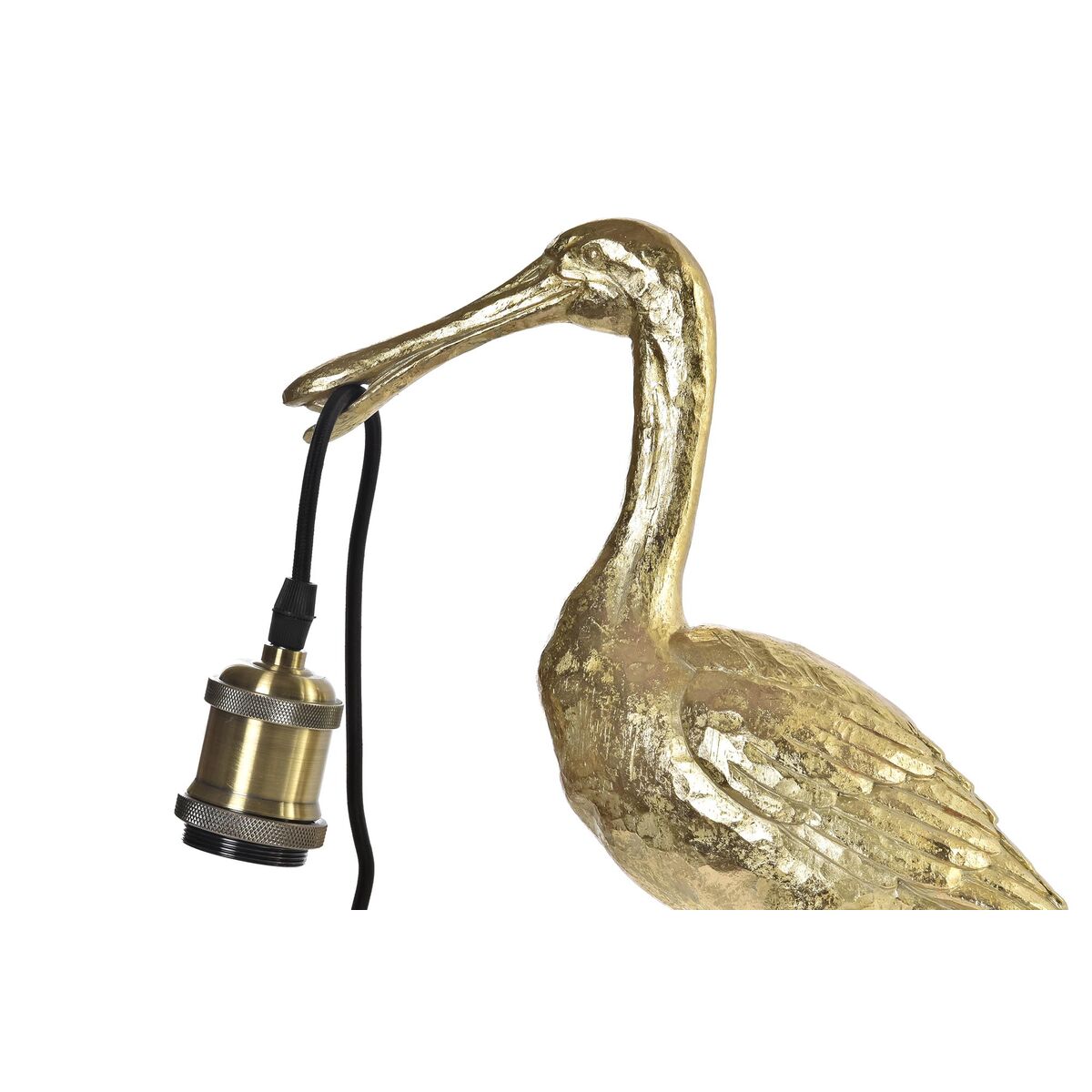 Bordslampa DKD Home Decor Gyllene Harts 50 W 220 V 28 x 13 x 48 cm - 3