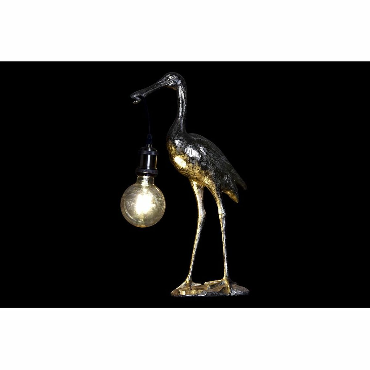 Bordslampa DKD Home Decor Gyllene Harts 50 W 220 V 28 x 13 x 48 cm - 8