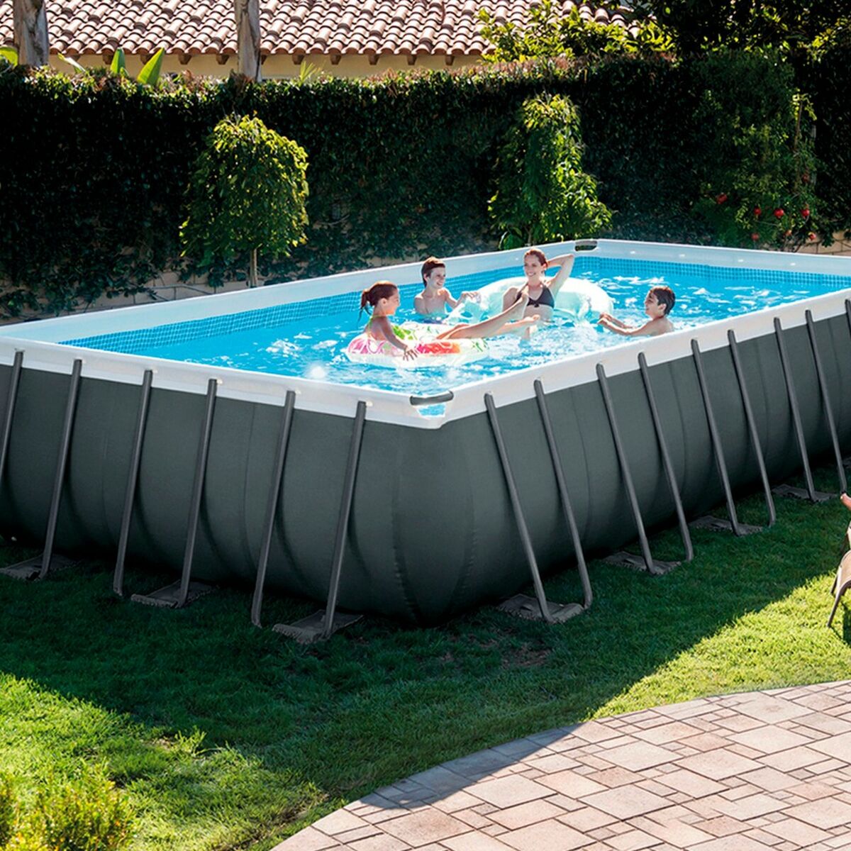 flyttbar pool Intex 732 x 132 x 366 cm - 14