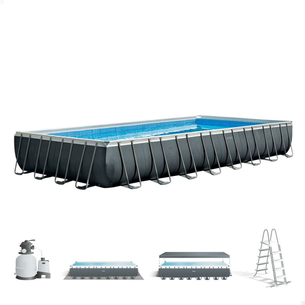 flyttbar pool Intex 26374 975 x 132 x 488 cm - 7
