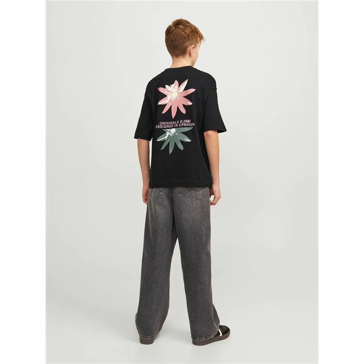 T-shirt Jack & Jones tampa Back  Svart - 4